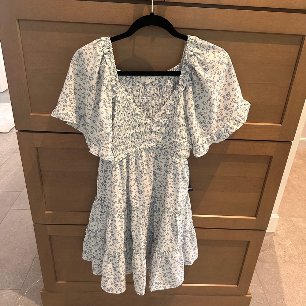 Adorable Floral Women's Mini Dress